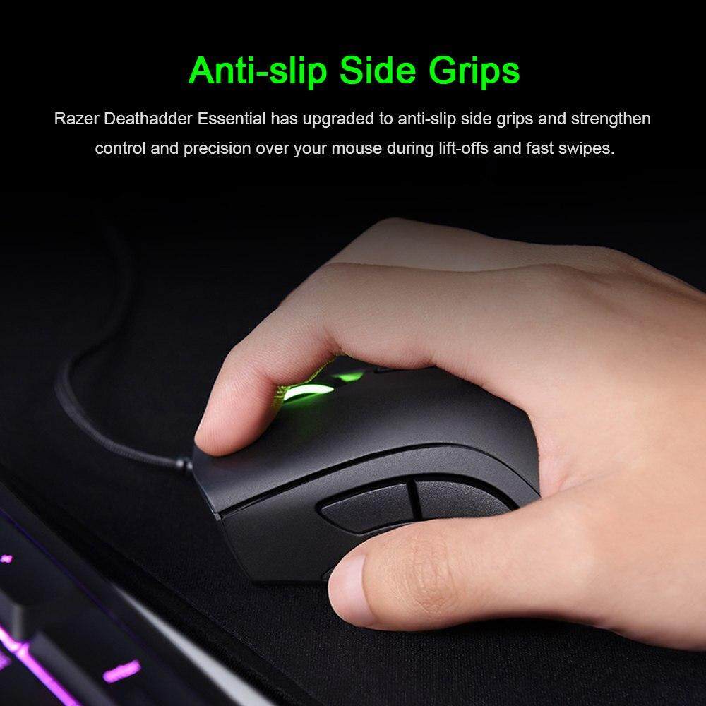 DeathAdder Essential Wired Gaming Mouse,mouse+แผ่นรองเมาส์ [Zestbuy]